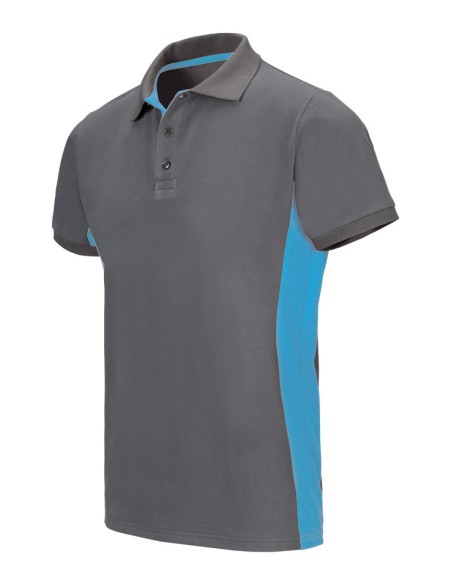 Polo de manga corta bicolor