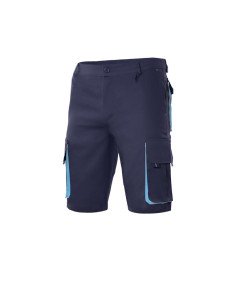 Bermuda bicolor multibolsillos