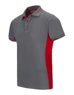 Polo de manga corta bicolor