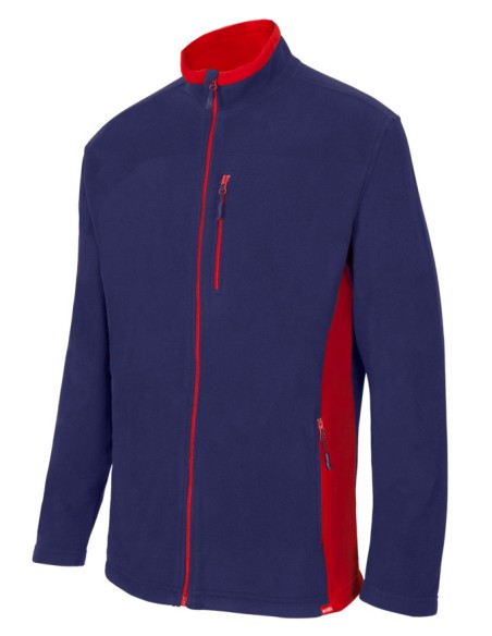 Chaqueta polar bicolor
