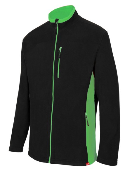 Chaqueta polar bicolor
