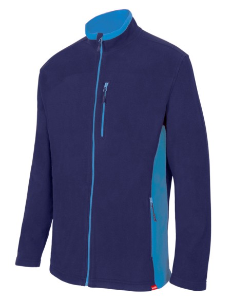 Chaqueta polar bicolor