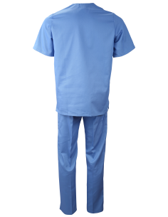 CONJUNTO PIJAMA CELESTE 1036-CELESTE TALLA XS-3XL 2