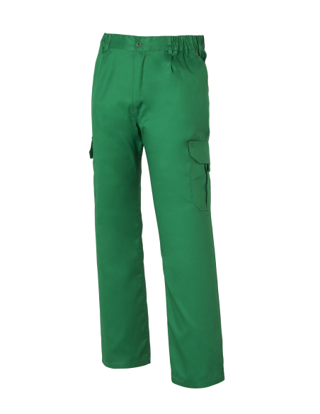 PANTALÓN MULTIBOLSILLOS CON FORRO 1001F-VERDE MEDIO ALLA 34-66