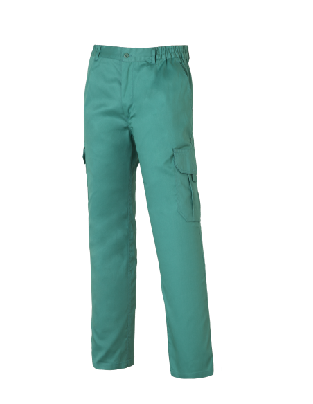 PANTALÓN MULTIBOLSILLOS CON FORRO 1001F-VERDE CLARO