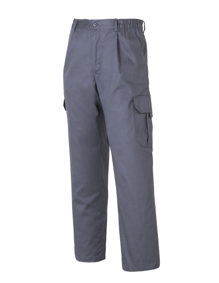 PANTALÓN MULTIBOLSILLOS ALGODÓN 1003-GRIS TALLA 34-66