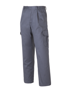 PANTALÓN MULTIBOLSILLOS DE MONTADOR 1073-GRIS TALLA 34-66
