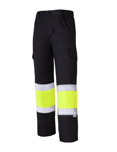 PANTALÓN MULTIBOLSILLOS COMBINADO
