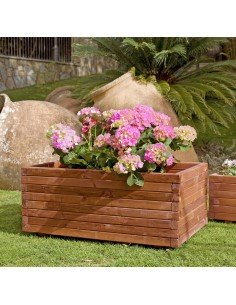 JARDINERA DE MADERA RECTANGULAR GAIA