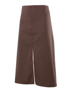 DELANTAL CON ABERTURA D. SALA. MARRON