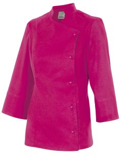 CHAQUETA COCINERA. FUCSIA