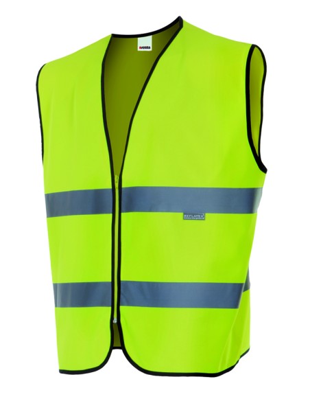 CHALECO DE ALTA VISIBILIDAD. AMARILLO FLUOR
