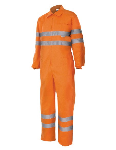 MONO DE ALTA VISIBILIDAD. NARANJA FLUOR TALLA S-3XL