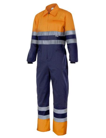 MONO BICOLOR ALTA VISIBILIDAD. SUP NAR INF MAR TALLA S-3XL