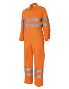 MONO DE ALTA VISIBILIDAD. NARANJA FLUOR TALLA S-3XL 2