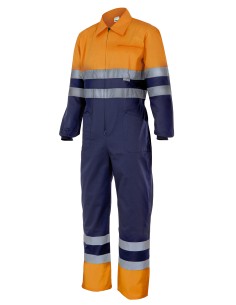 MONO BICOLOR ALTA VISIBILIDAD. SUP NAR INF MAR TALLA S-3XL 2