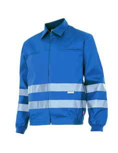 CAZADORA CINTA ALTA VISIBILIDA. AZULINA TALLA S-3XL