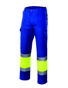 PANTALÓN BIC. AV FORRADO. A.FLUOR AZULINA TALLA S-3XL