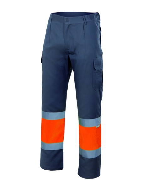 PANTALÓN BIC. AV FORRADO. SUP GRI INF NAR TALLA S-3XL