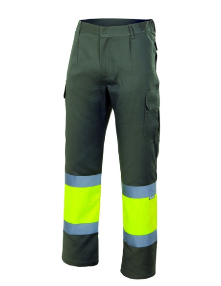 PANTALÓN BIC. AV ENTRE CINTAS. VERDE CAZA AMA TALLA S-5XL
