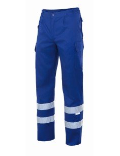 PANTALON MULTIBOLSILLOS CINTA. AZULINA TALLA S-3XL 2
