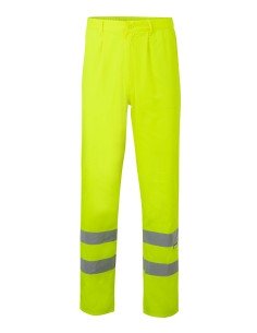 PANTALON DE ALTA VISIBILIDAD. AMARILLO FLUOR TALLA S-5XL 2