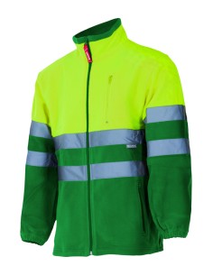 CHAQUETA POLAR BICOLOR A VISIB. SUP AMA INF VER TALLA S-5XL