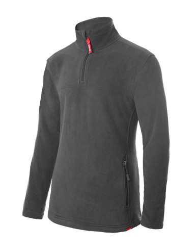 FORRO POLAR. GRIS TALLA XS-3XL