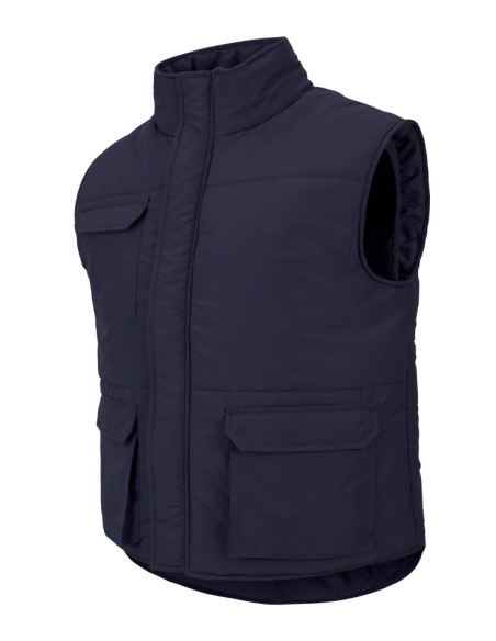 CHALECO ACOLCHADO MULTIBOLS. AZUL NAVY TALLA S-3XL