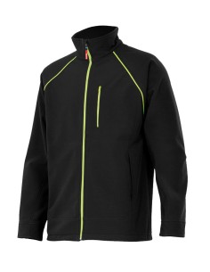 SOFT SHELL. NEGRO AM.FLUOR TALLA S-3XL 2