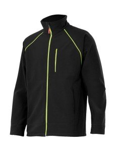 SOFT SHELL. NEGRO AM.FLUOR TALLA S-3XL 2