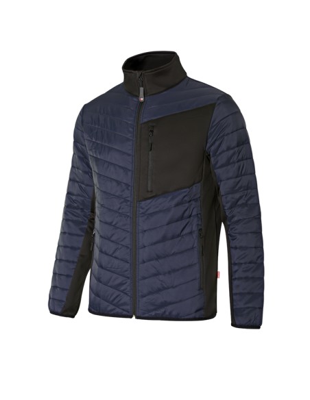 CAZADORA ACOLCHADA LIGHT. AZUL NAVY NEGRO TALLA XS-3XL