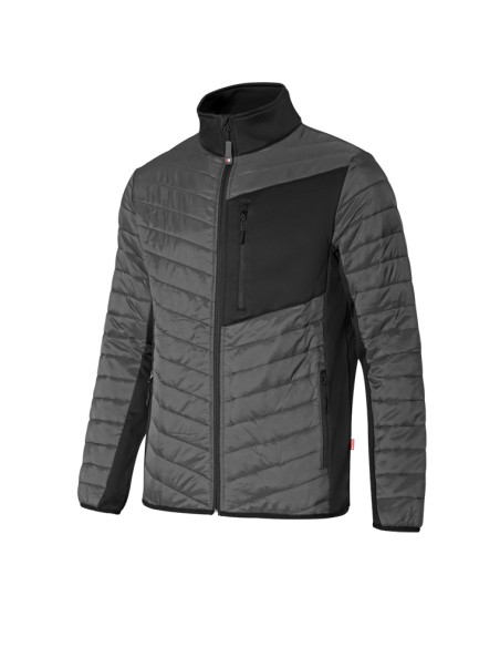 CAZADORA ACOLCHADA LIGHT. GRIS NEGRO TALLA XS-3XL