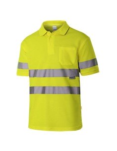 POLO ALGODÓN MC AV. AMARILLO FLUOR S-3XL 2