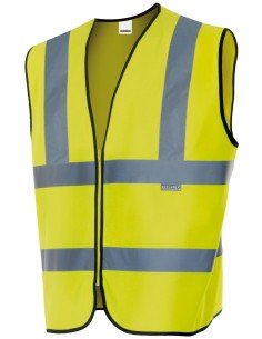 CHALECO ALTA VISIBILIDAD. AMARILLO FLUOR S-3XL