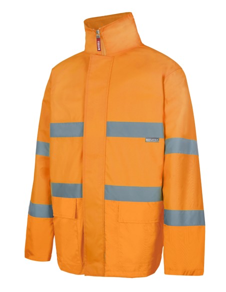 PARKA ALTA VISIBILIDAD. NARANJA FLUOR S-5XL