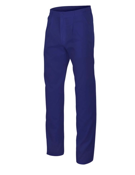 PANTALON CON PINZAS. AZUL MARINO TALLA 36-60