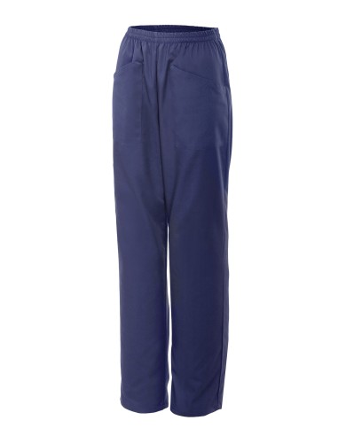 PANTALÓN LISO SRA VIVO RAYAS BOLSILLO  AZUL MARINO TALLA 0-12 (4)