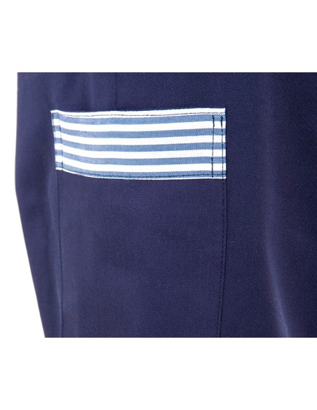 PANTALÓN LISO SRA VIVO RAYAS BOLSILLO  AZUL MARINO TALLA 0-12 (5)