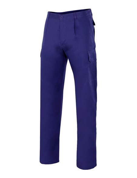 PANTALON MULTIBOLSILLOS ALGODN. AZULINA TALLA 36-60