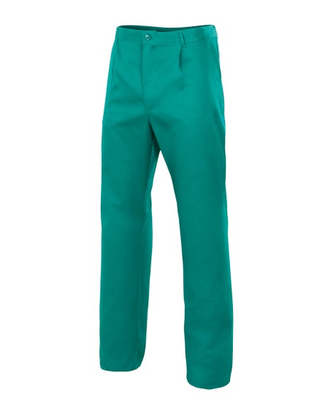 PANTALON CON ELÁSTICO. VERDE TALLA 36-60