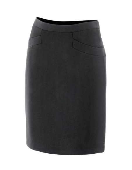 FALDA CON BOLSILLOS. NEGRO TALLA 36-50