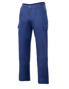 PANTALON MULTIBOLSILLO  ACOLCHADO. AZUL MARINO TALLA S-3XL