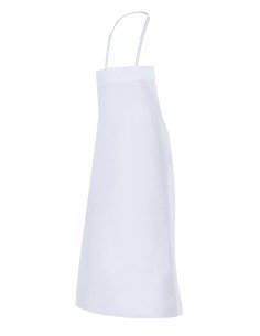 DELANTAL PETO. BLANCO