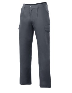 PANTALON MULTIBOLSILLO  ACOLCHADO. GRIS TALLA S-3XL 2
