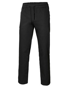 PANTALÓN CON CINTAS POPELÍN. NEGRO TALLA XS-3XL 2