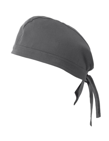 GORRO CON TIRAS. GRIS