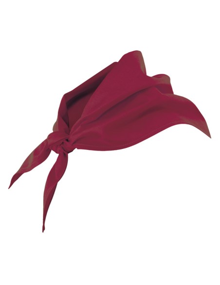 PAÑUELO TRIANGULAR. GRANATE