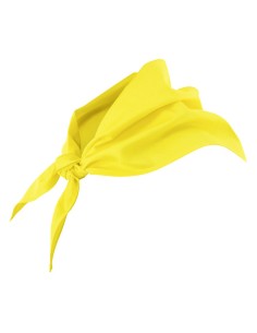 PAÑUELO TRIANGULAR. AMARILLO FLUOR