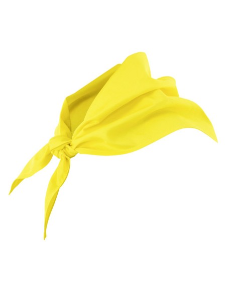PAÑUELO TRIANGULAR. AMARILLO FLUOR